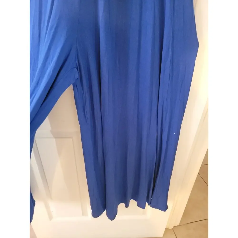 FREE PEOPLE Beach Jumpsuit SZ M Endless Summer Harlow Twist Knot Wide Leg Pant